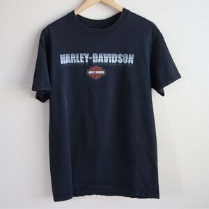 Harley Davidson Ocean City MD Graphic T Shirt Motorcycle Biker Mens Large‎ 2009